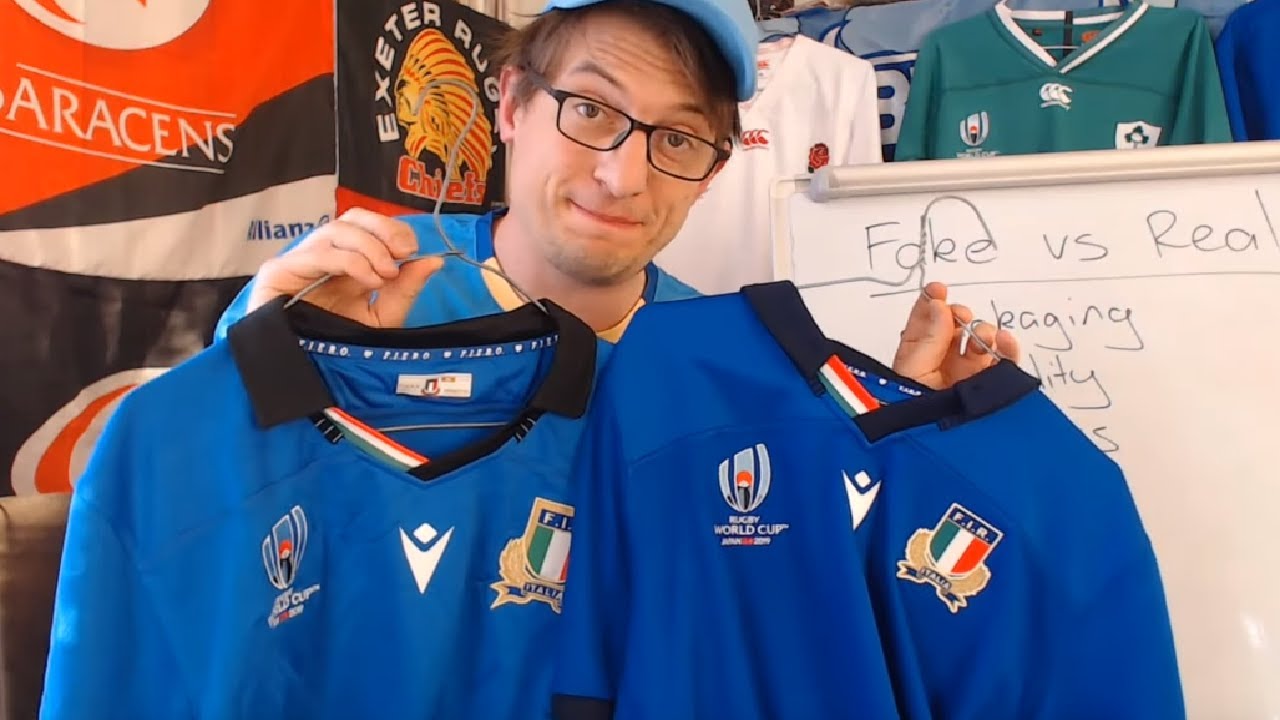 Rugby Jersey Italy: How to Spot a Fake? Learn the key differences between real and fake Italy rugby jerseys.