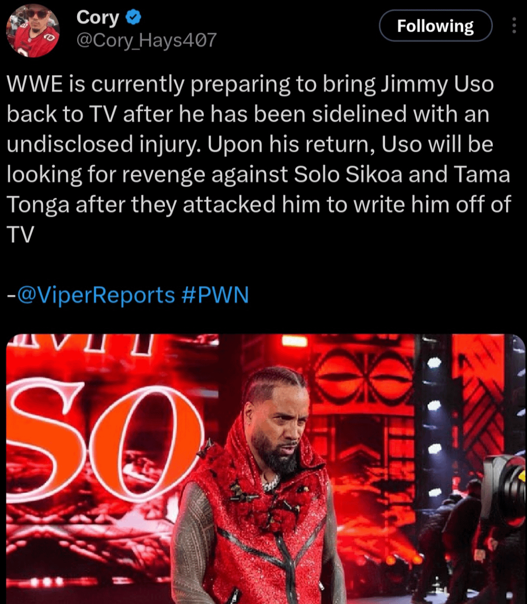 Jimmy Uso Return 2024: Is He Back and What Does It Mean for WWE?